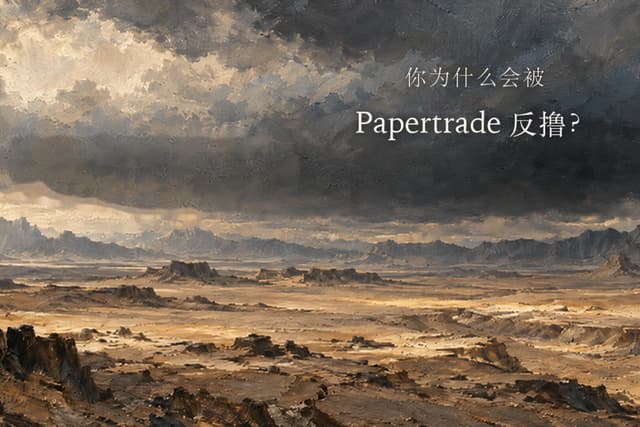 你为什么会被 Papertrade 反撸?